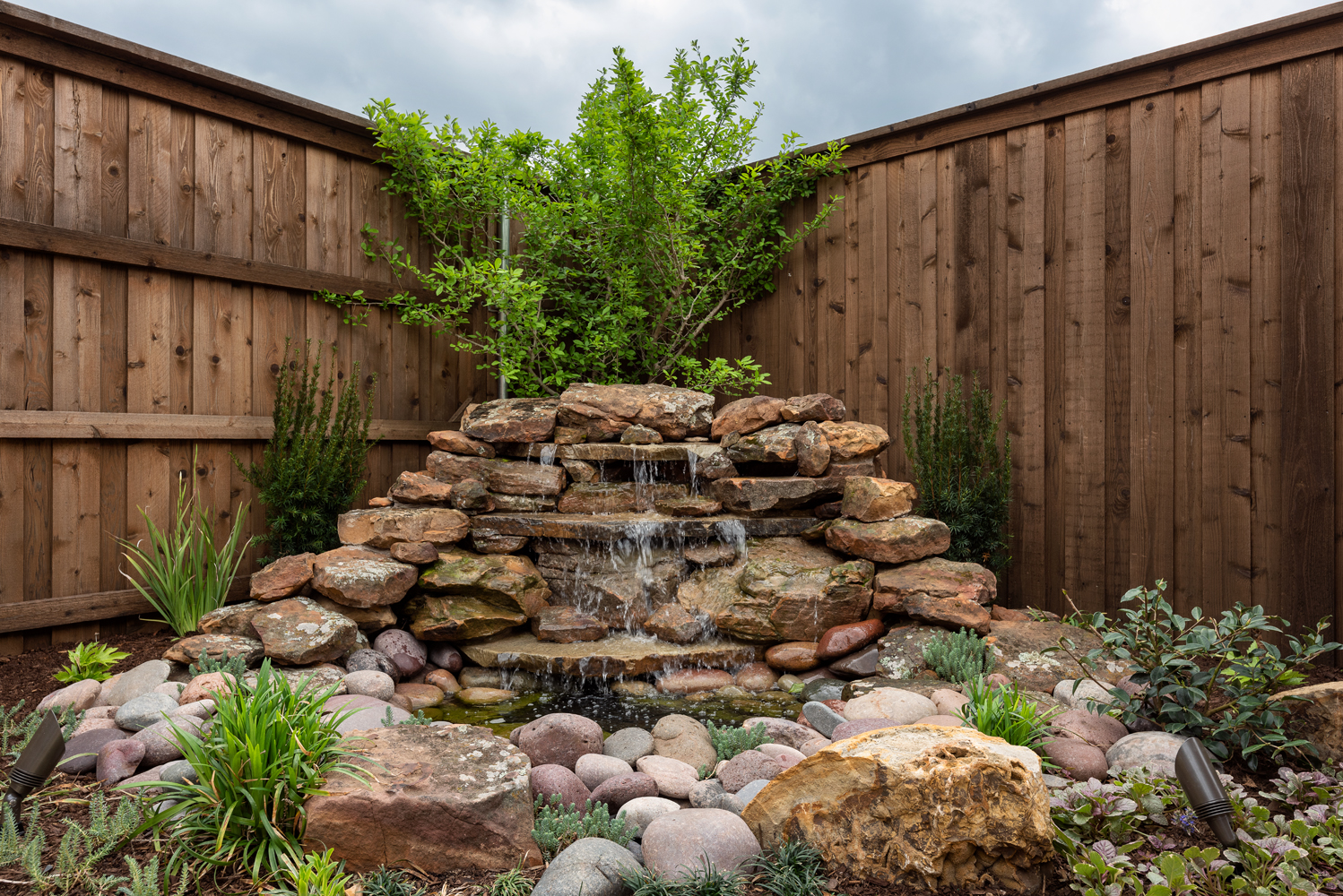 stone water feature